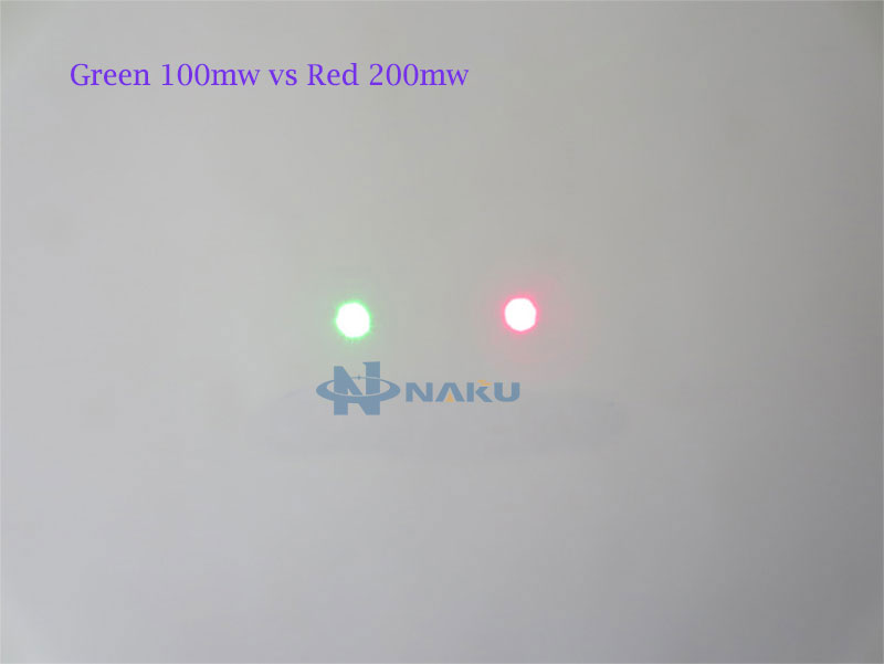 532nm 100mW 高稳定性绿色 点状 激光 室内外都可使用